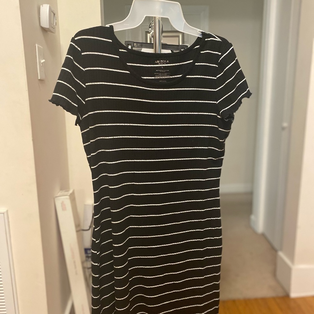 Black and white stripped dress!